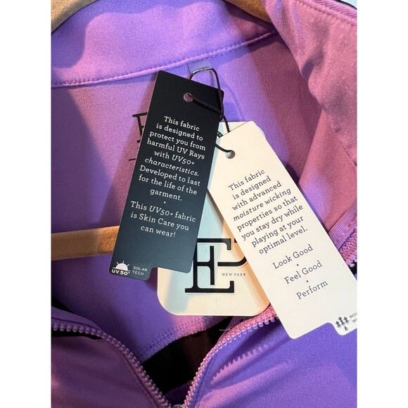 EP Pro NY Women's Golf Polo Small Purple, Pickleball, Tennis, NWT, Lightweight - Picture 11 of 11